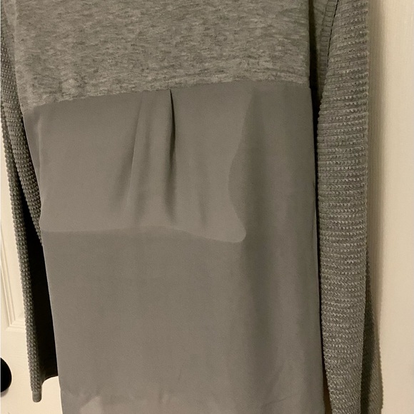 Unique Sweater by Ravel Front knit/Back blouse like - Size L - Picture 3 of 7